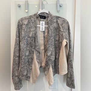 Snake print jacket